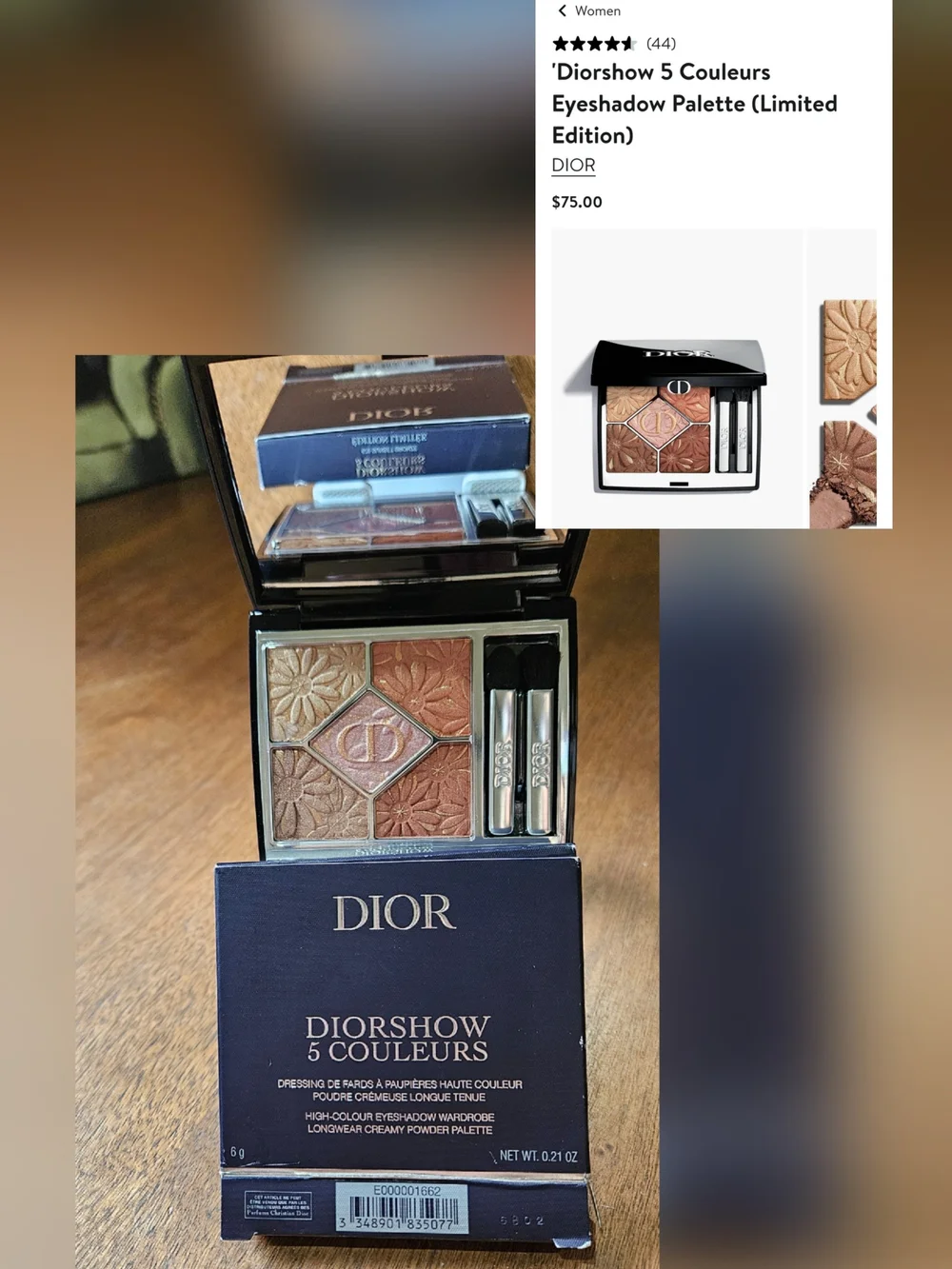 Dior Diorshow 5 Couleurs Eyeshadow Palette - Warm Neutral Tones